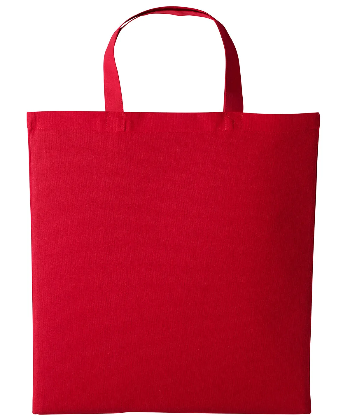 Fire Red - Cotton shopper short handle