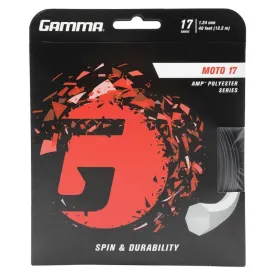 Gamma Moto 17 Tennis String Black