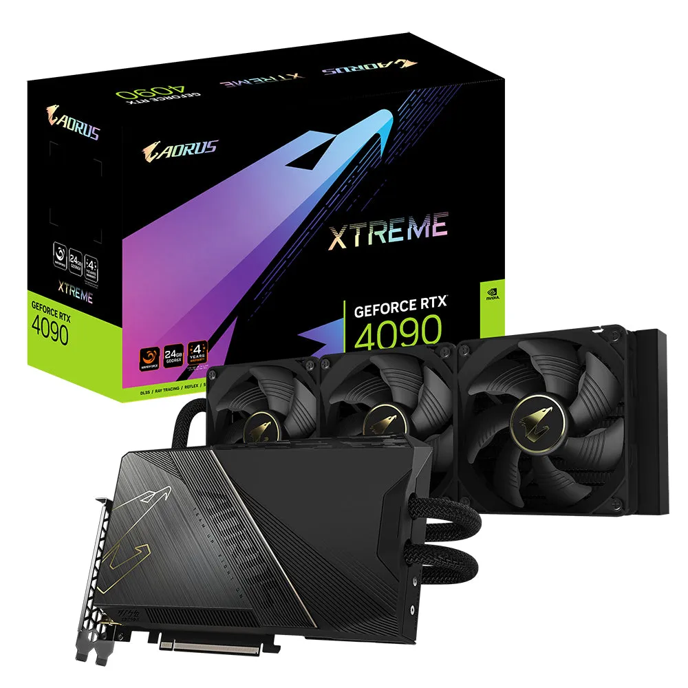 Gigabyte Grafikkarte Aorus Geforce Rtx 4090 Xtreme Waterforce 24G - 24 Gb Gddr6x