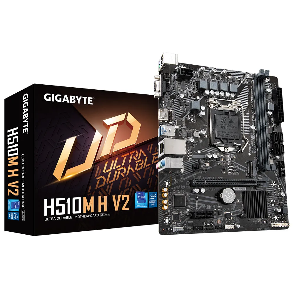 Gigabyte Mainboard H510m H V2 - Micro Atx - Socket Lga1200 - Intel H470