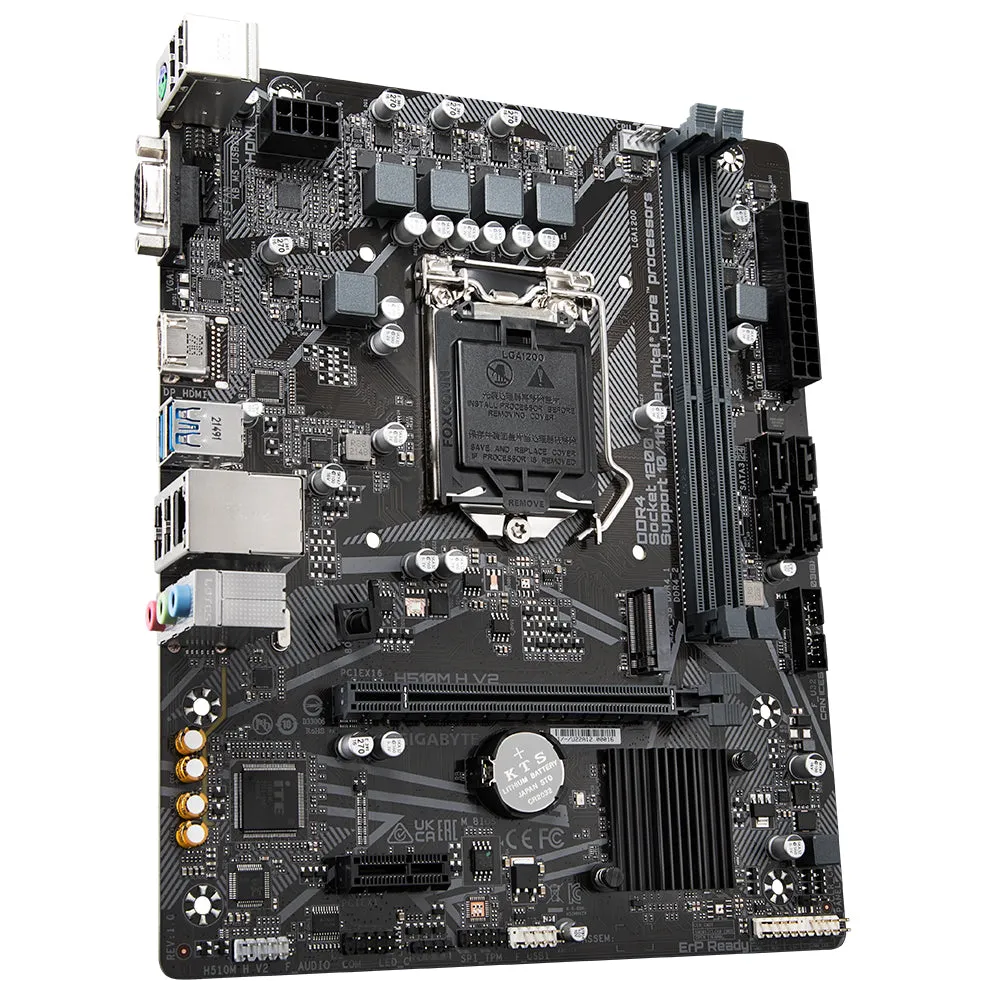 Gigabyte Mainboard H510m H V2 - Micro Atx - Socket Lga1200 - Intel H470