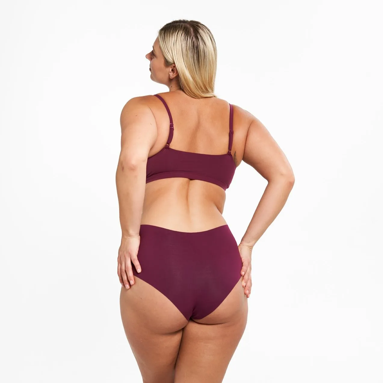 High-Rise Cheeky - Seamless Eco 2.0 - Shiraz