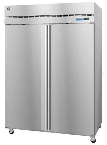Hoshizaki F2A-FS 55" Freezer, Two Section Upright, Full Stainless Doors with Lock