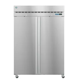 Hoshizaki R2A-FS 55" Two Section Upright Refrigerator, Full Stainless Doors with Lock