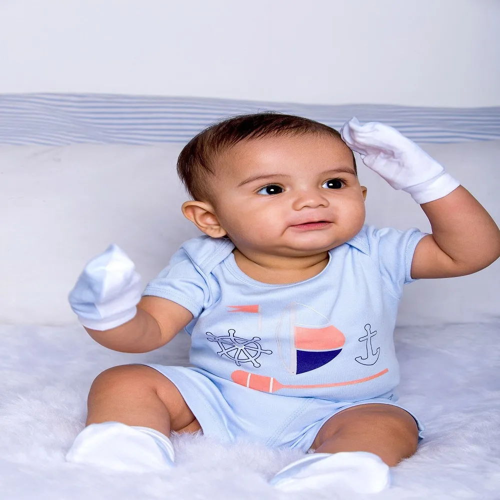 Infant Essentials Gift Set - Blue, Set of 8