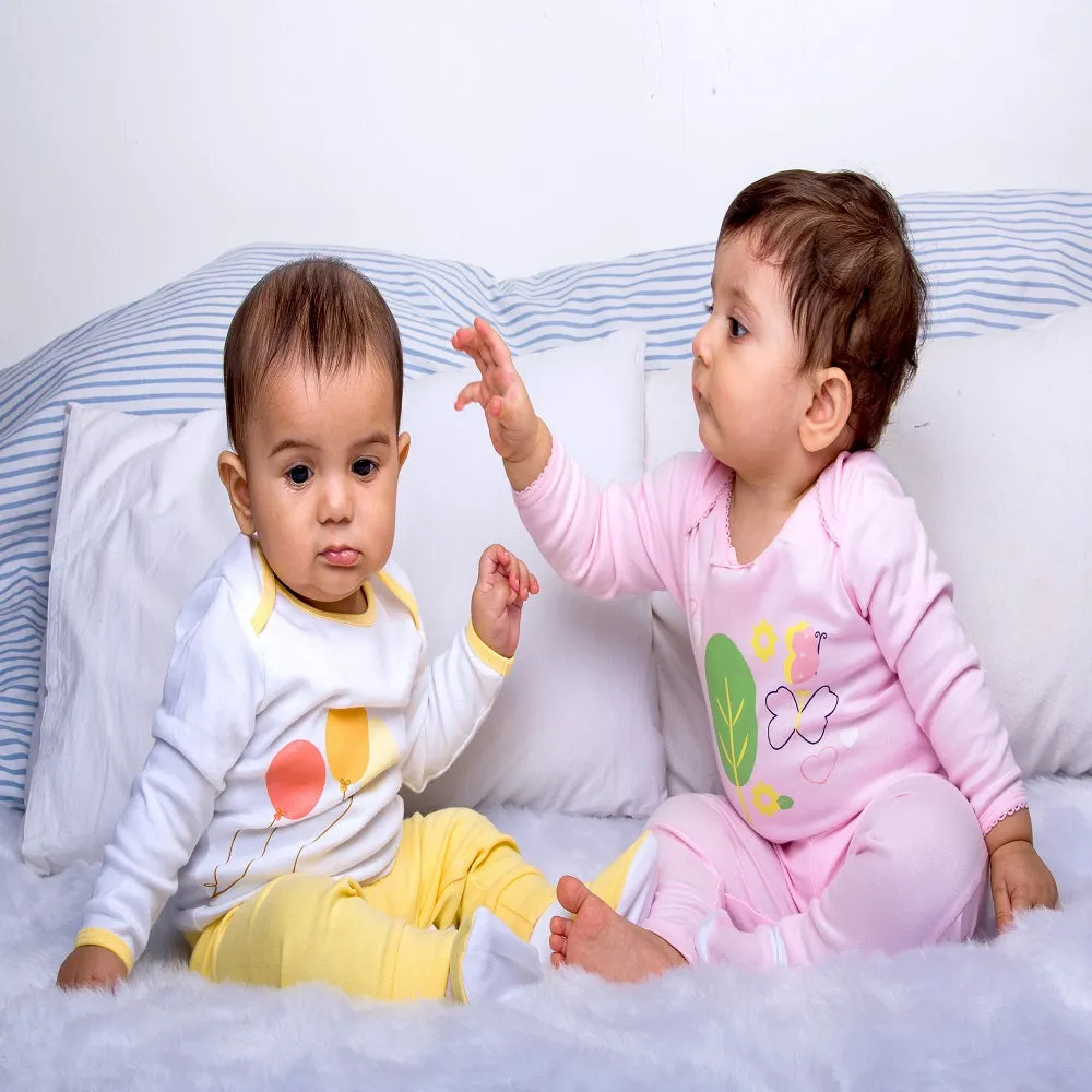 Infant Essentials Gift Set, Full Sleeves - Pink, Set of 8