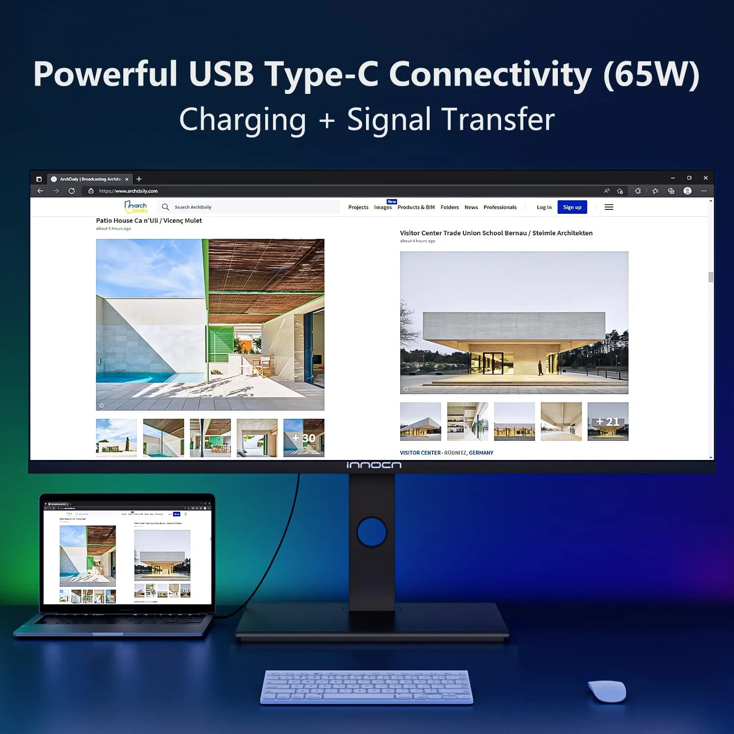 INNOCN 34" WQHD 3440 x 1440p Ultrawide Computer Monitor  - 34C1Q