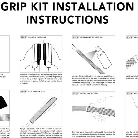 Lamkin Sonar Standard - 9 Piece Golf Grip Bundle
