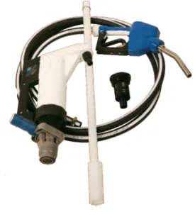 Lever Action Hand Pump Kit (Poly RSV Coupler & Valve/Auto Nozzle/330g Suction Tube)