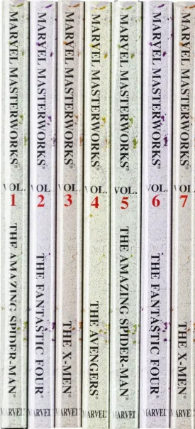 Marvel Masterworks (ReMasterworks) Hardcover DM Variant Bundle Vol. 1-7