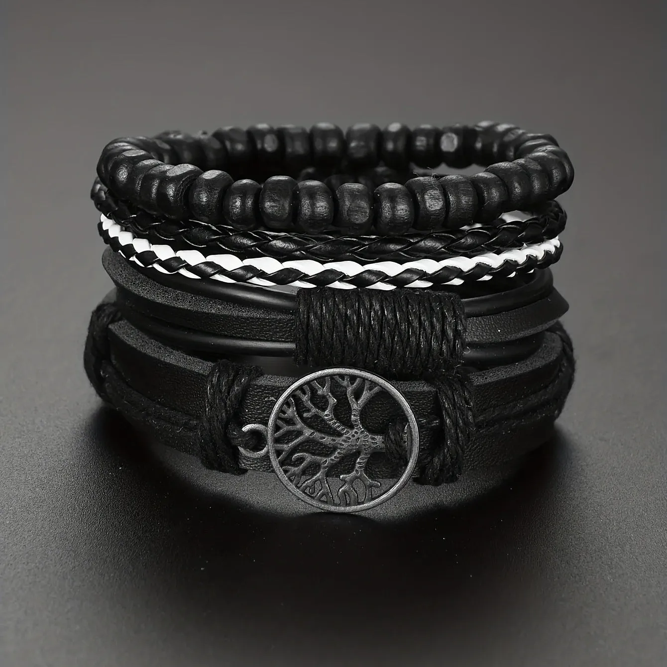 Mens Quartz Watch with Bracelets Set Perfect for Gifting