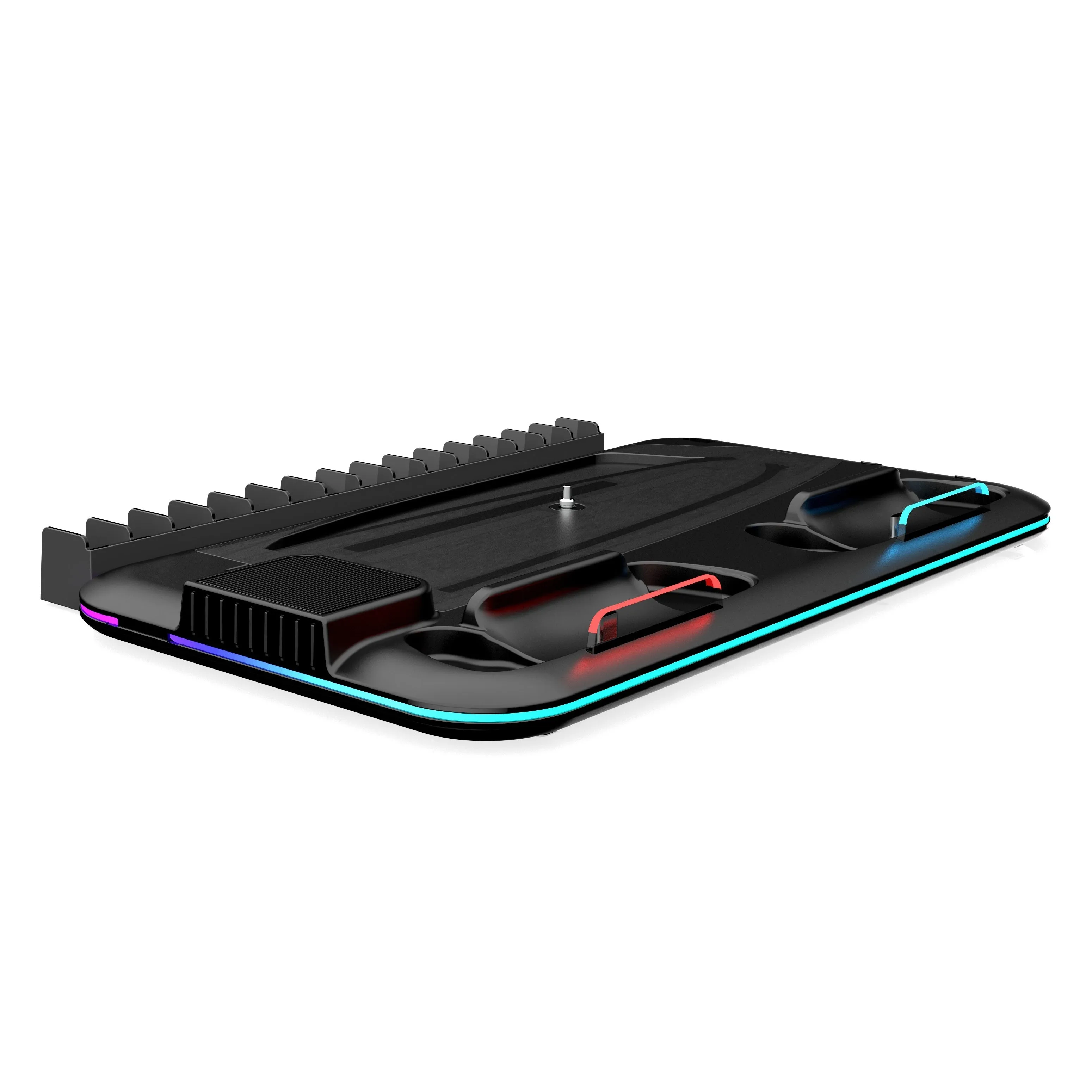 Multi-functional Cooling and Charging Stand with RGB Light for PS5