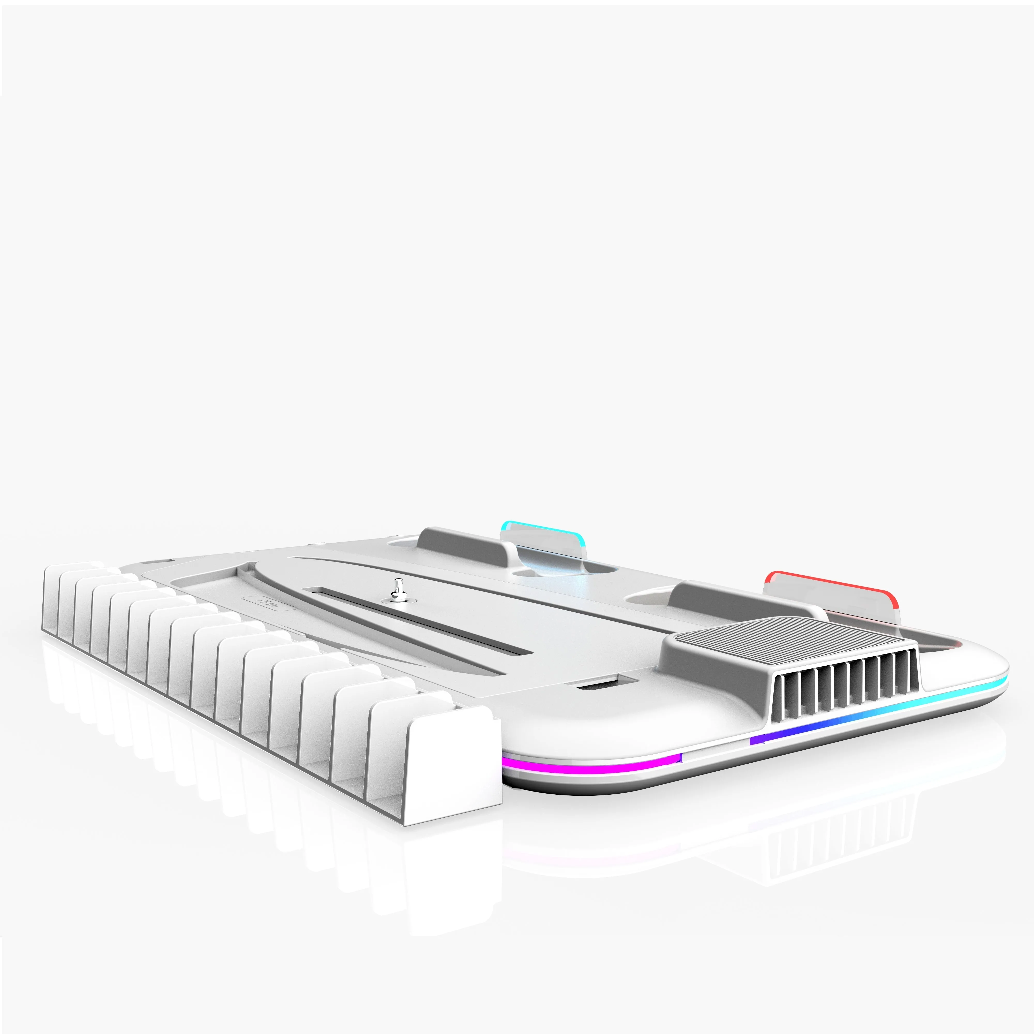 Multi-functional Cooling and Charging Stand with RGB Light for PS5