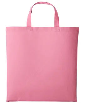 Pastel Pink - Cotton shopper short handle