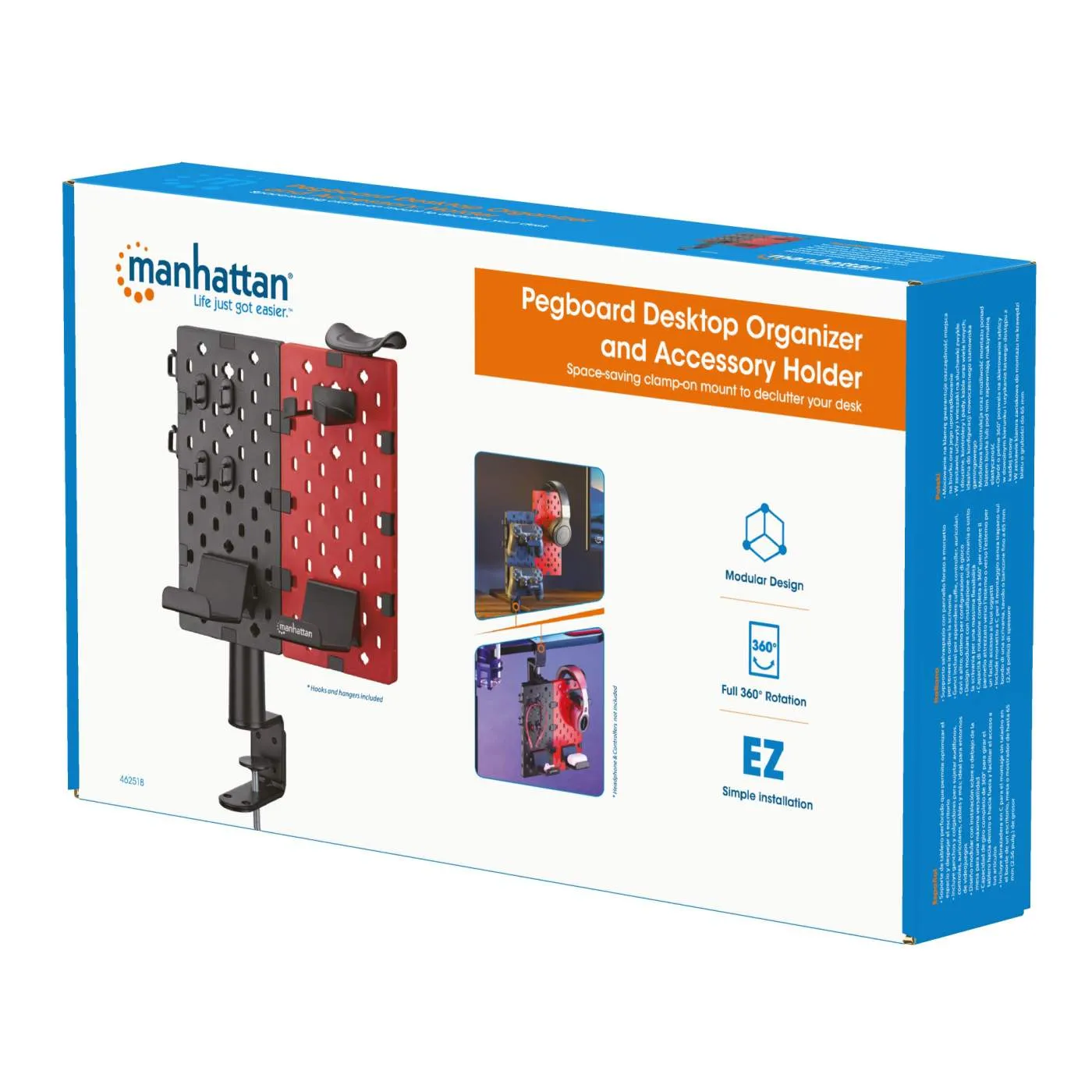 Pegboard Desktop Organizer and Accessory Holder