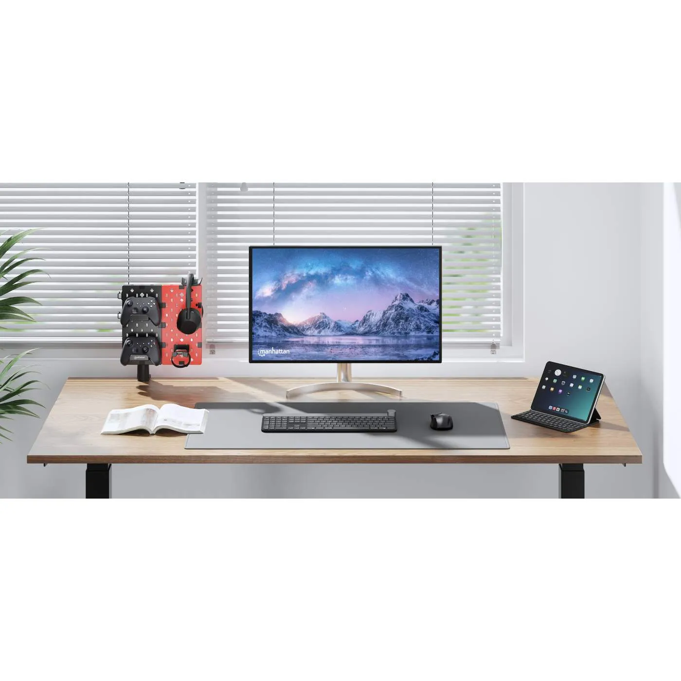 Pegboard Desktop Organizer and Accessory Holder