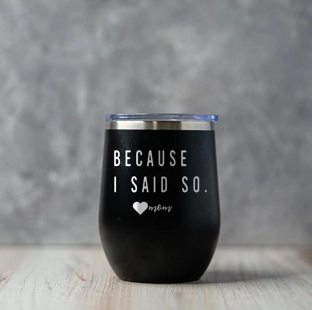Personalized Mother's Day Wine Tumbler 12oz