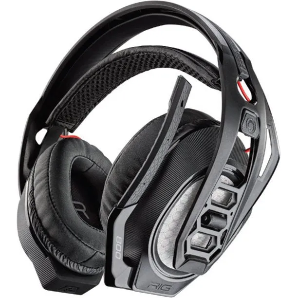 Plantronics RIG 800 HS Wireless Gaming Headset for PS4, 10m Range, Black - 210058-01 (Refurbished)