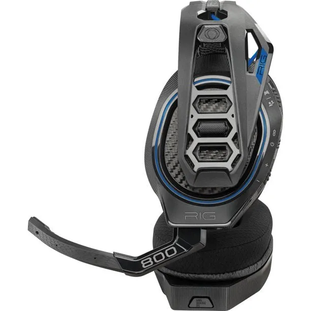 Plantronics RIG 800 HS Wireless Gaming Headset for PS4, 10m Range, Black - 210058-01 (Refurbished)