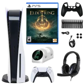 Play Station 5 w/ Elden Ring & Accessories Kit
