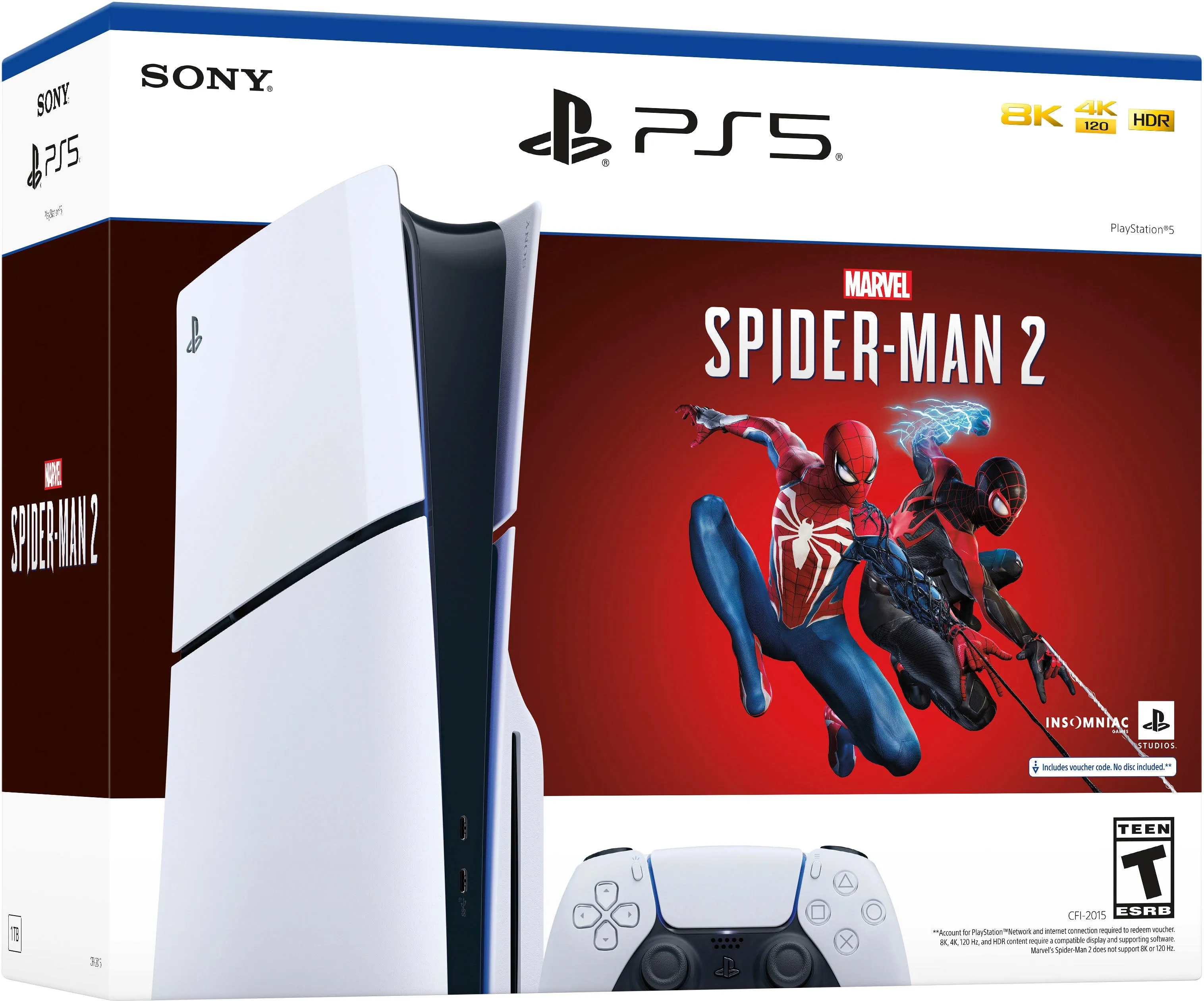 PlayStation 5 Console - Marvel’s Spider-Man 2 Bundle