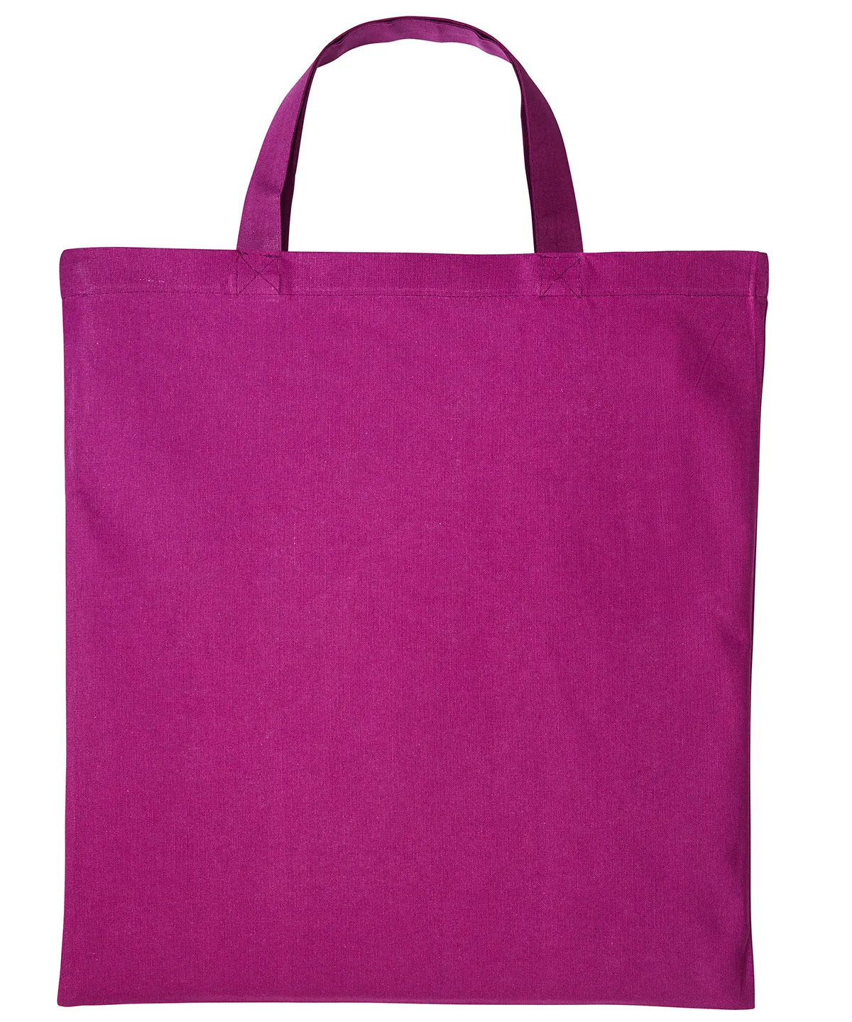 Plum - Cotton shopper short handle