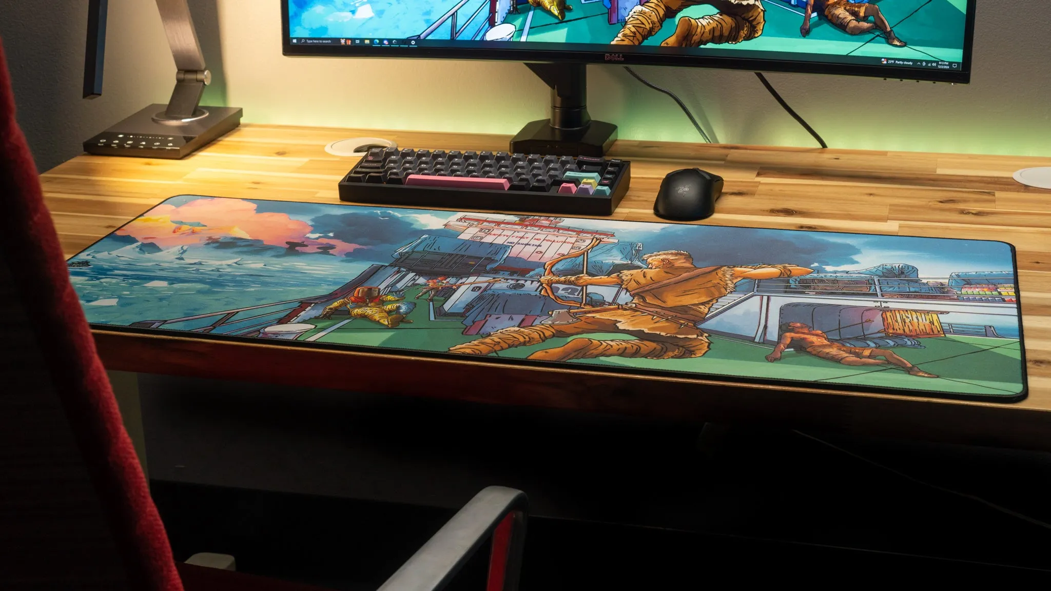 Posty "Posty vs Cargo" Limited Edition Content Creator Collaboration Rust Gaming Deskmat Mouse Pad