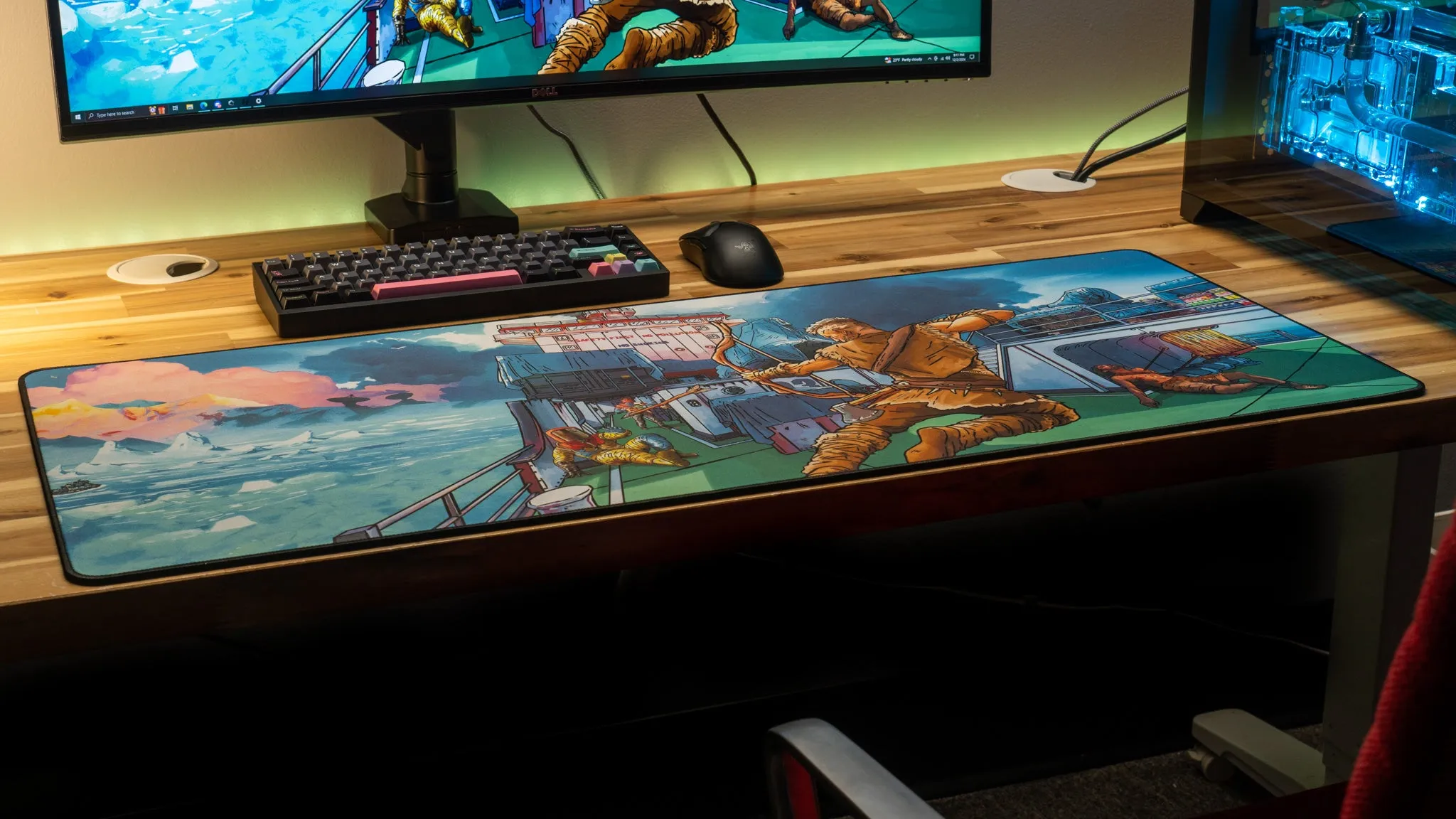 Posty "Posty vs Cargo" Limited Edition Content Creator Collaboration Rust Gaming Deskmat Mouse Pad