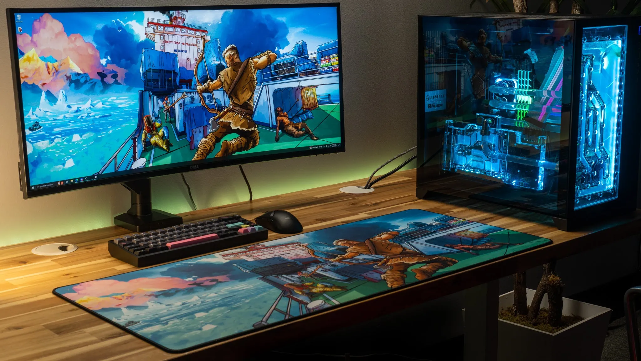 Posty "Posty vs Cargo" Limited Edition Content Creator Collaboration Rust Gaming Deskmat Mouse Pad