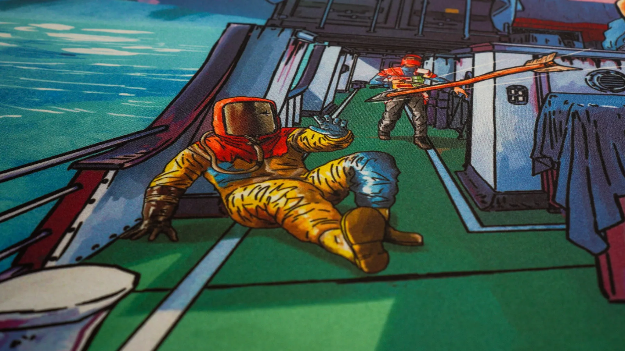 Posty "Posty vs Cargo" Limited Edition Content Creator Collaboration Rust Gaming Deskmat Mouse Pad
