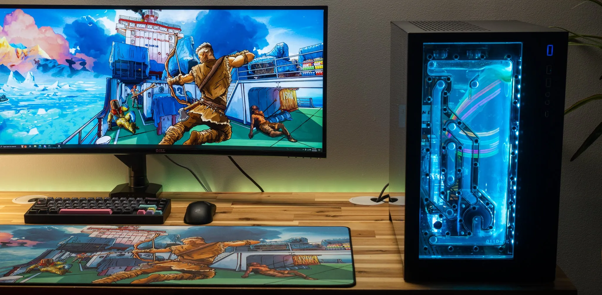Posty "Posty vs Cargo" Limited Edition Content Creator Collaboration Rust Gaming Deskmat Mouse Pad
