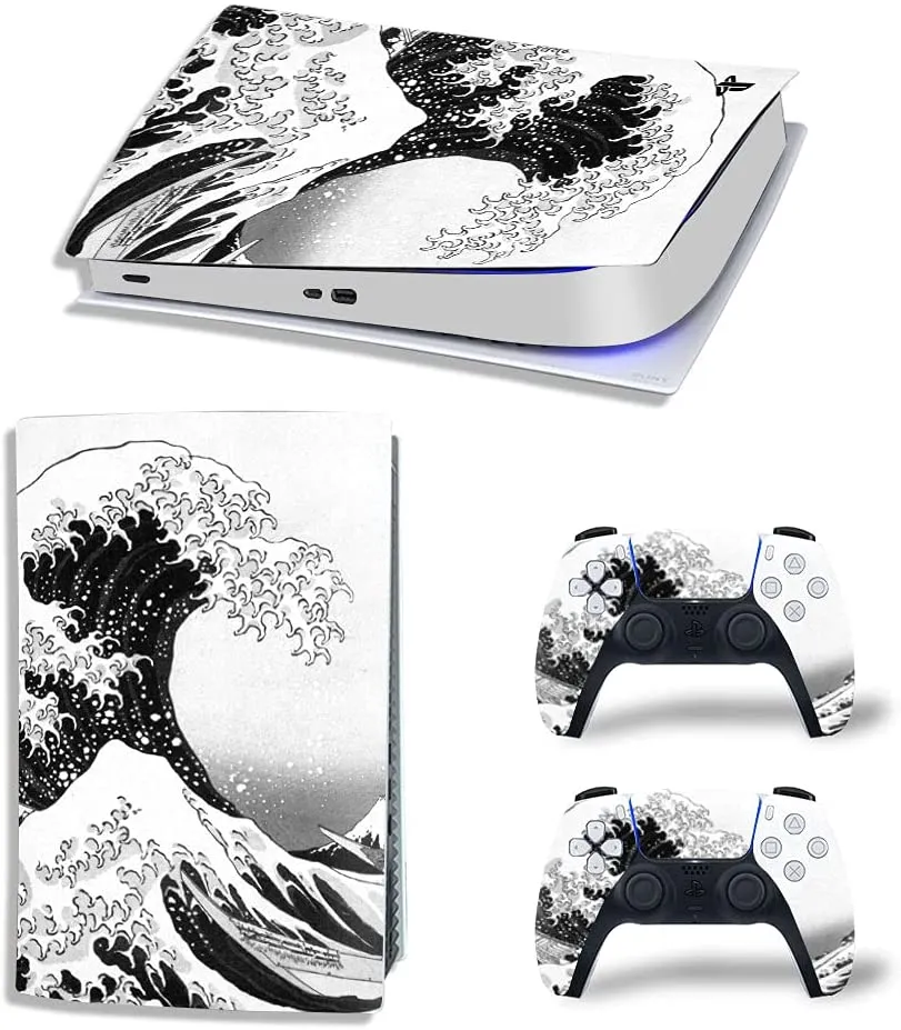 PS5 Wave Japanese Skin - Vinyl Wrap Sticker Playstation 5