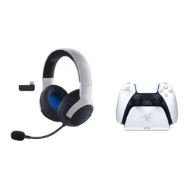 Razer Kaira Gaming Headset For Xbox & Razer Charging Stand, White - Legendary Duo Bundle Razer