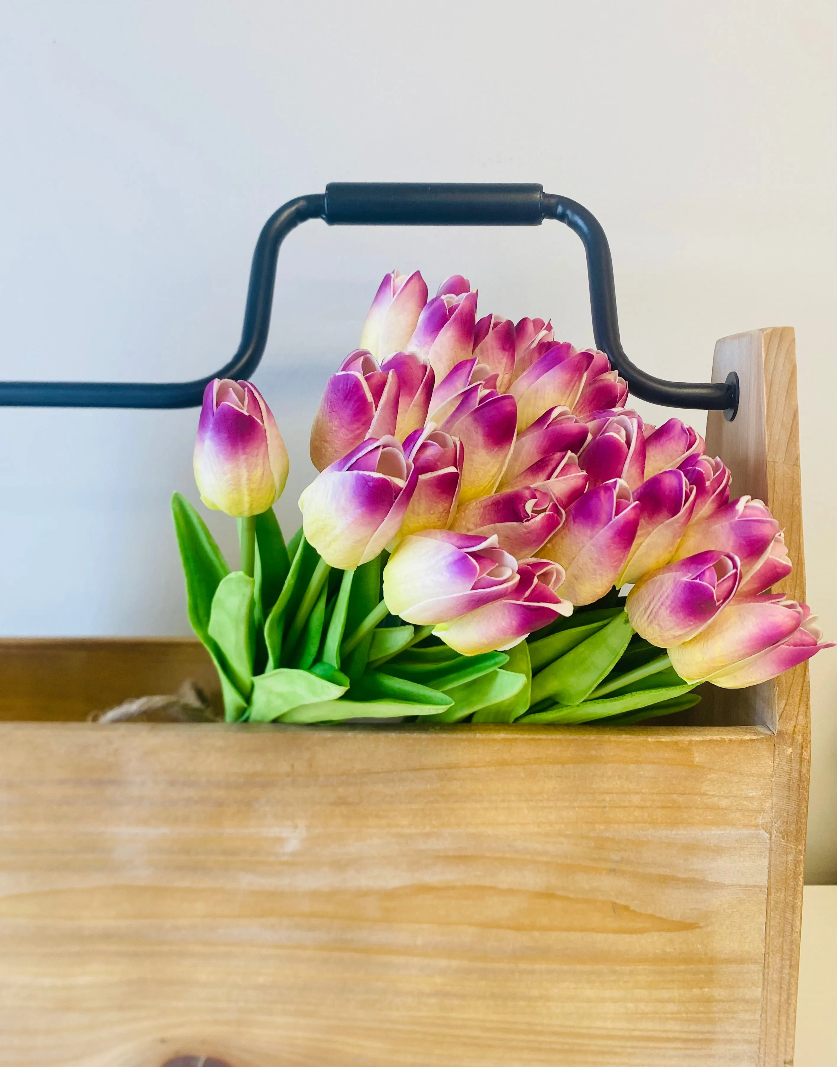 Real Touch Tulip Bundle - Mauve Blend