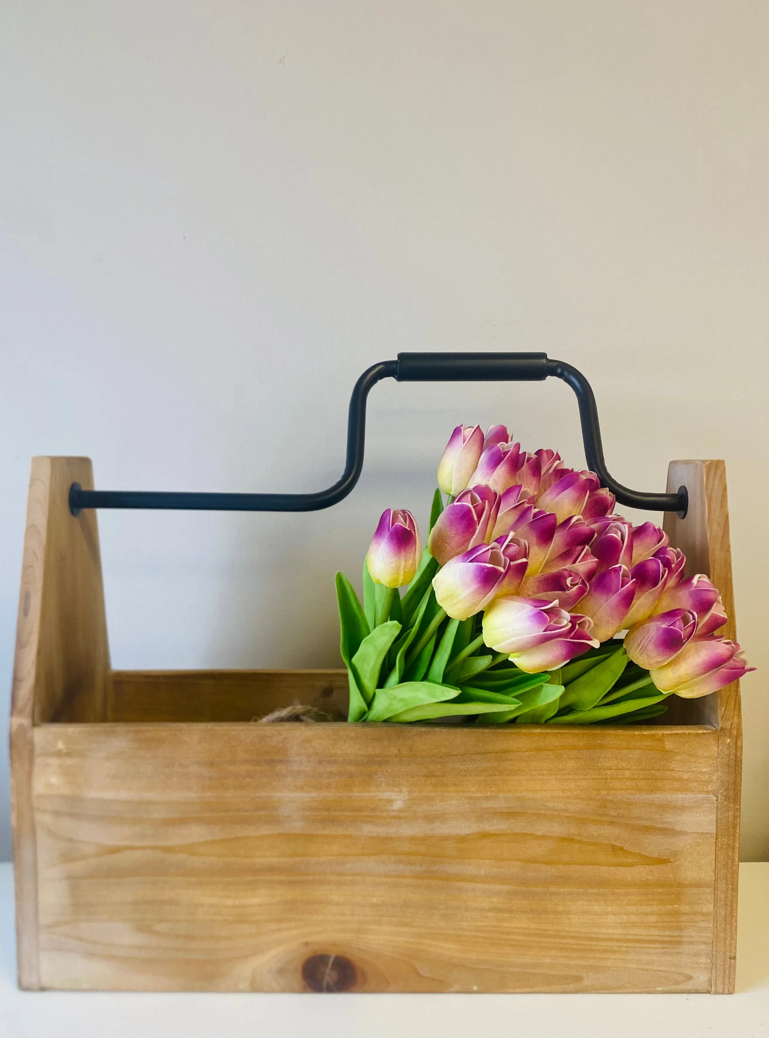 Real Touch Tulip Bundle - Mauve Blend
