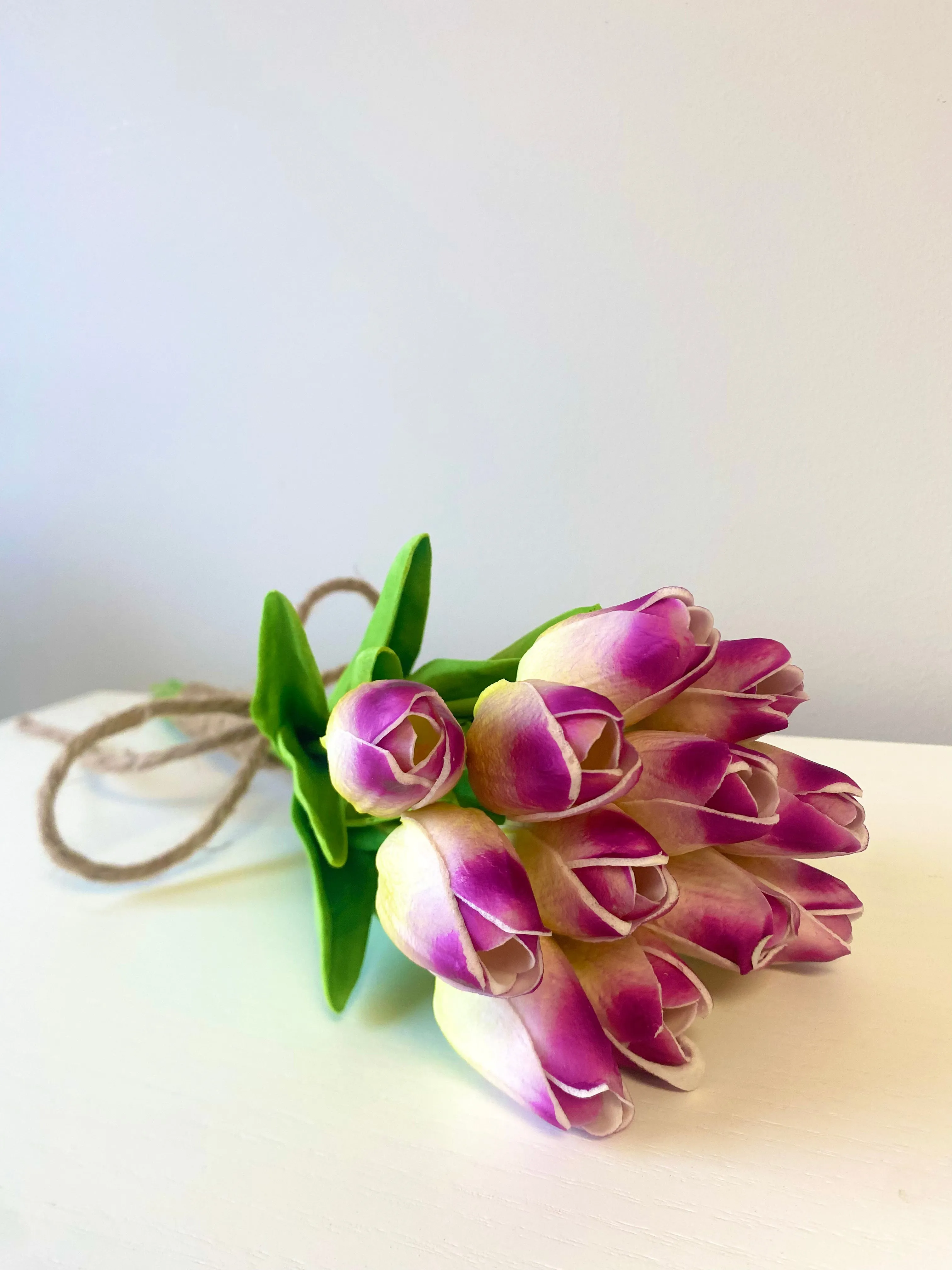 Real Touch Tulip Bundle - Mauve Blend
