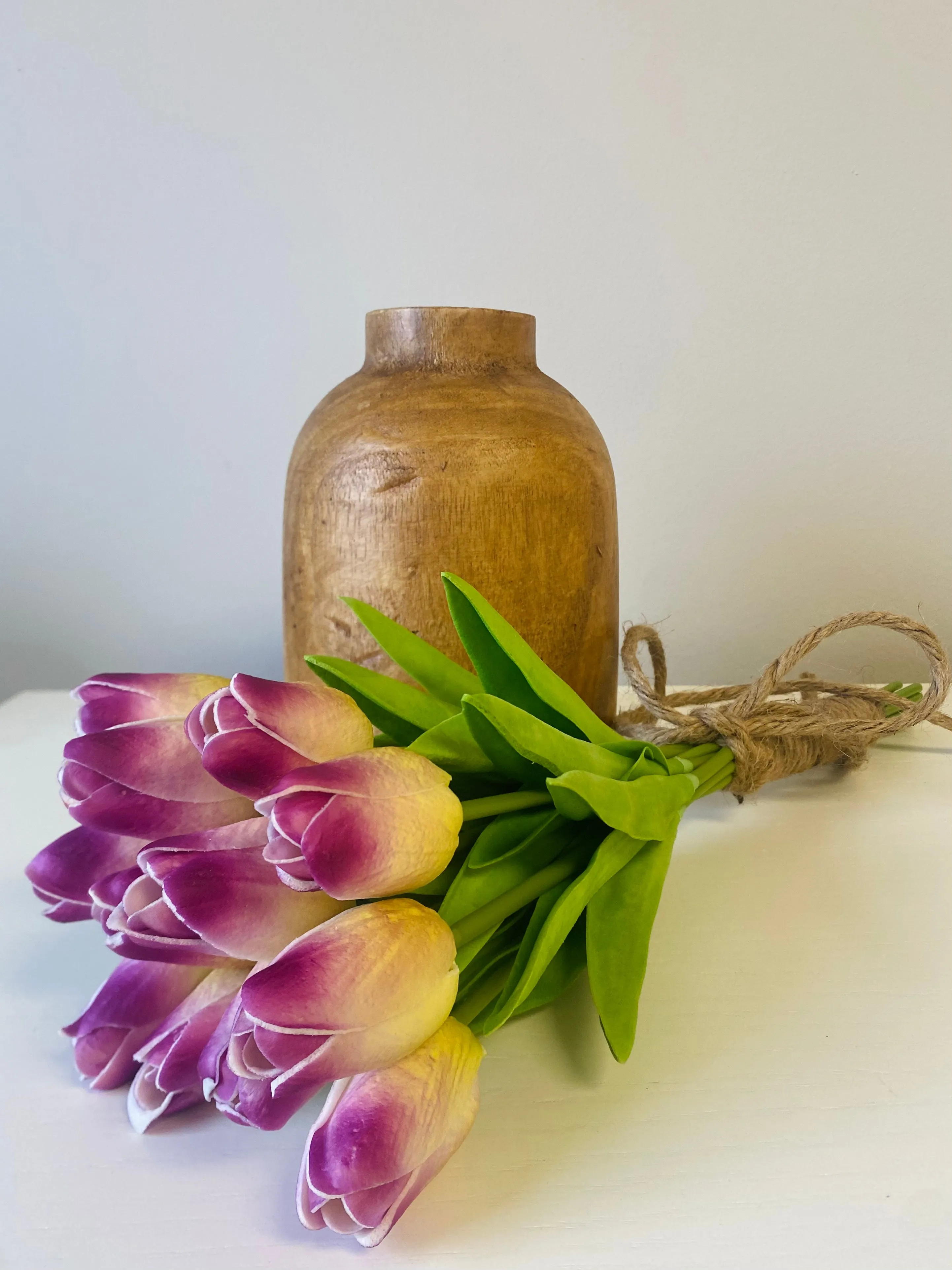 Real Touch Tulip Bundle - Mauve Blend