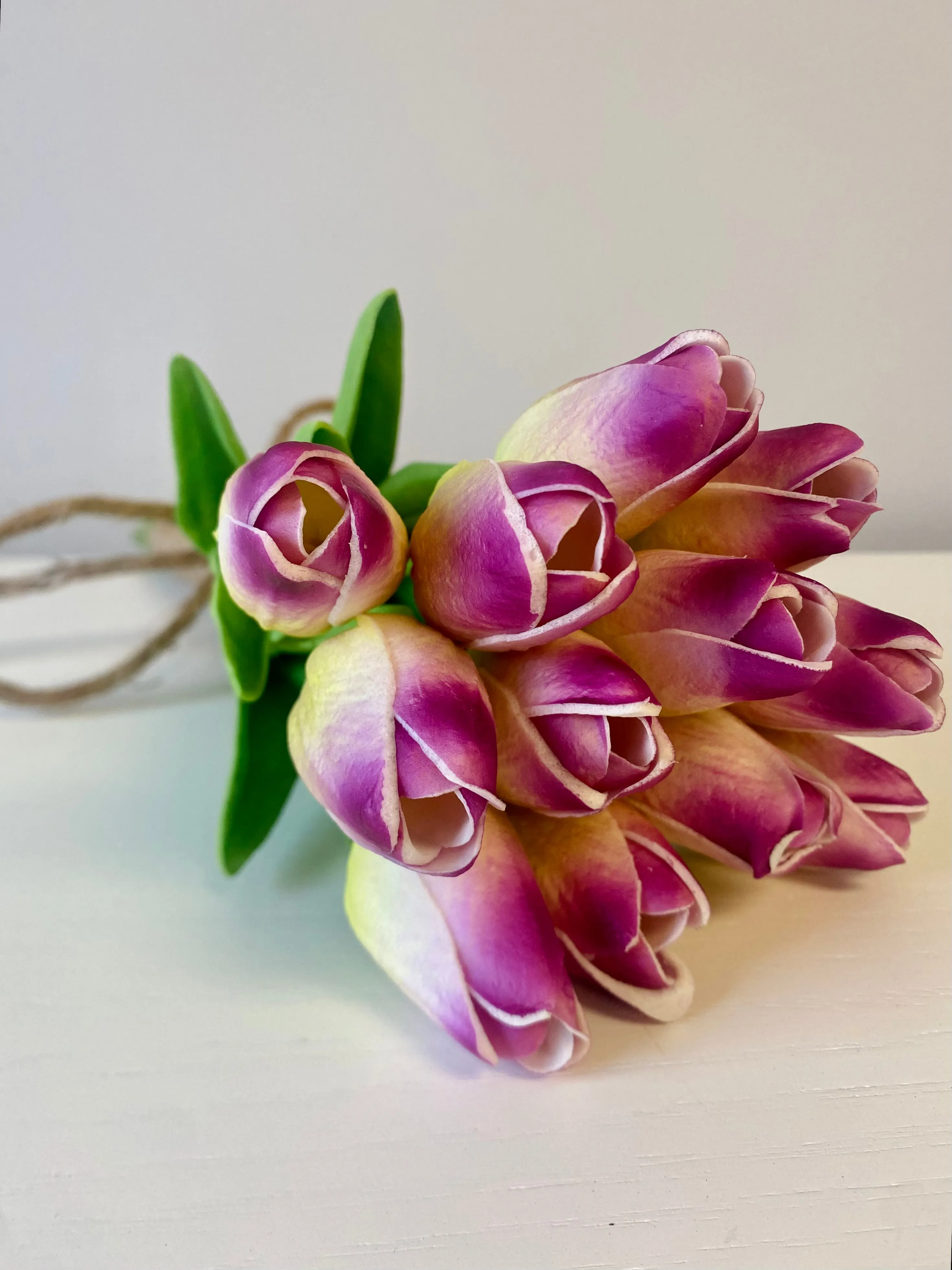 Real Touch Tulip Bundle - Mauve Blend
