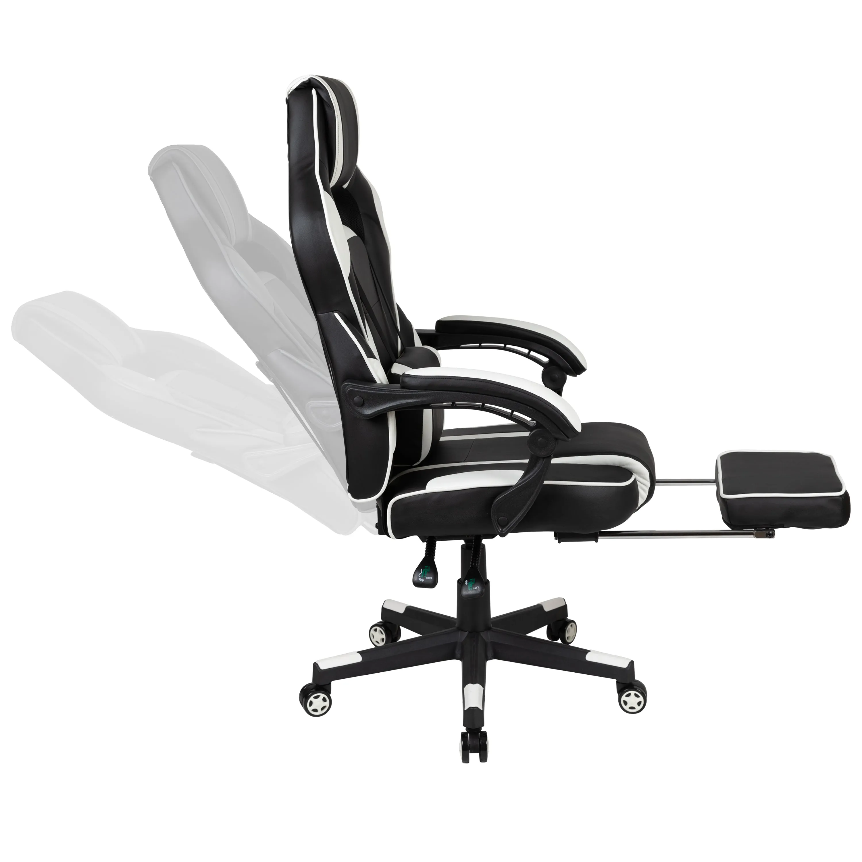 Red Gaming Desk & Chair Set BLN-X40RSG1030-WH-GG