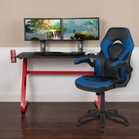 Red Gaming Desk and Chair Set BLN-X10RSG1030-BL-GG