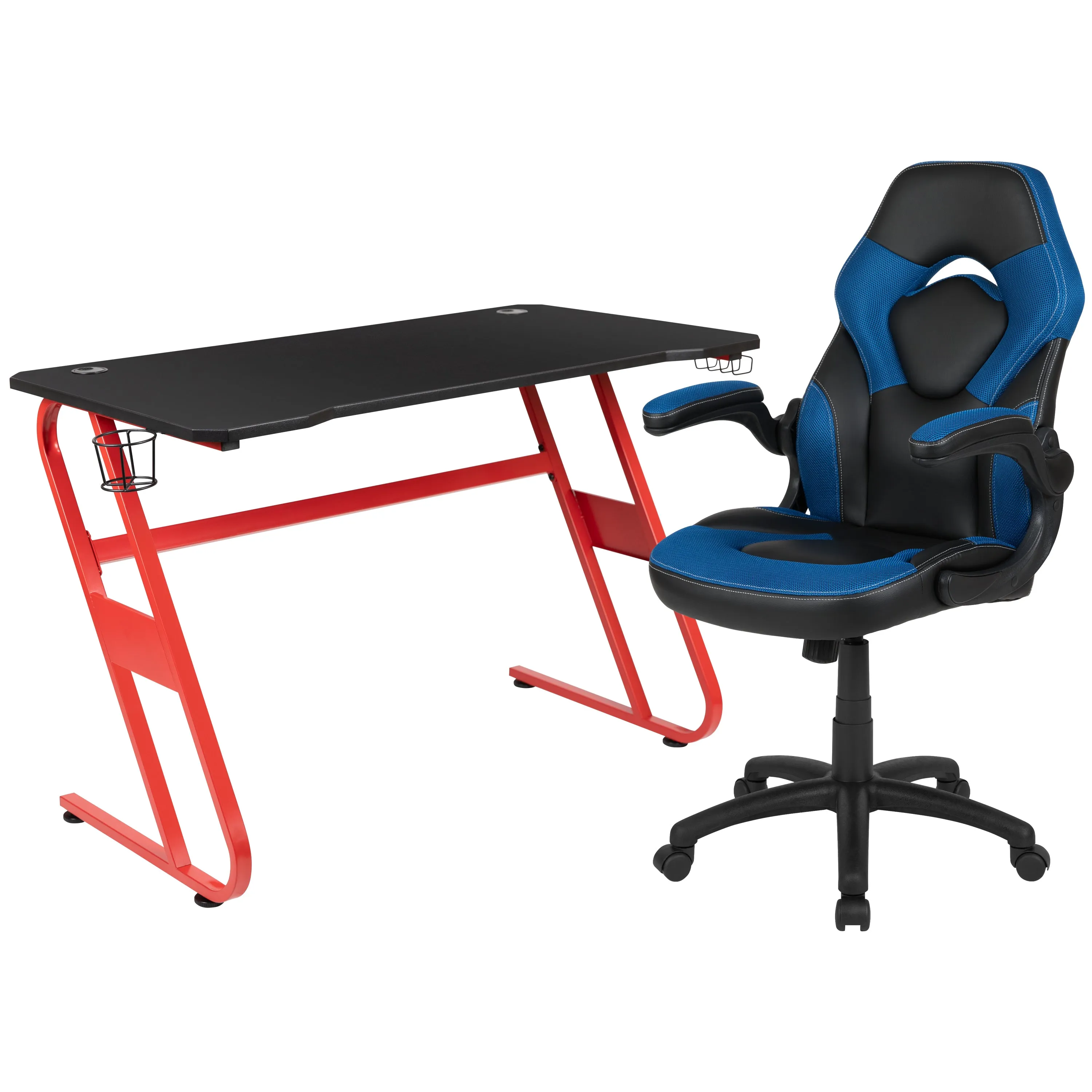 Red Gaming Desk and Chair Set BLN-X10RSG1030-BL-GG