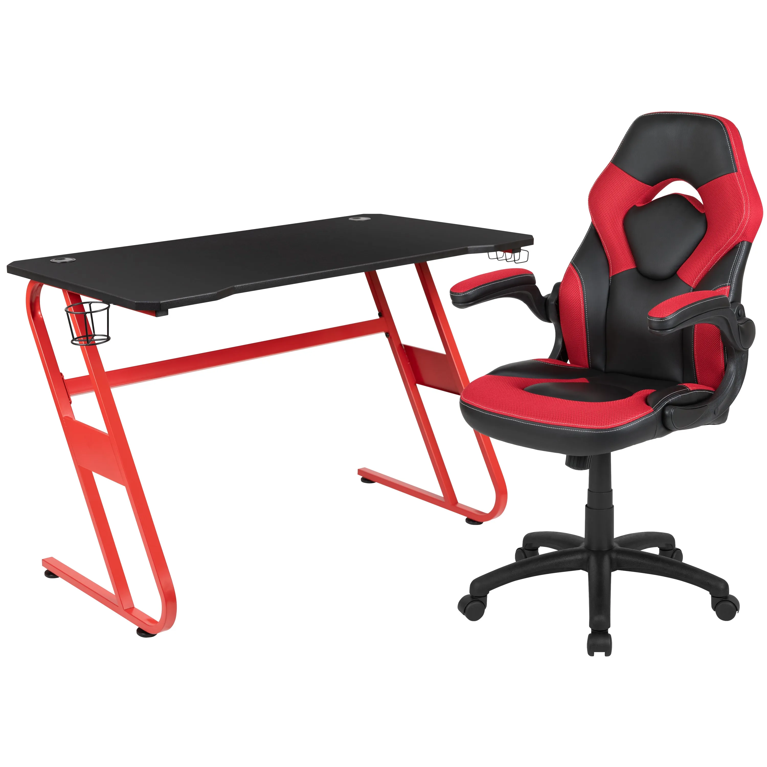 Red Gaming Desk and Chair Set BLN-X10RSG1030-RD-GG