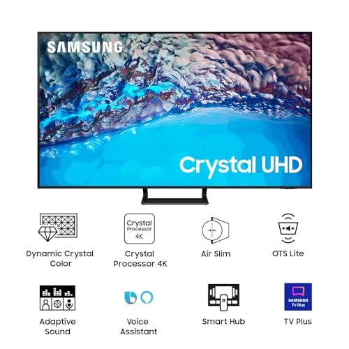 Samsung 108 cm (43 inches) 4K Ultra HD Smart LED TV UA43BU8570ULXL (Black)