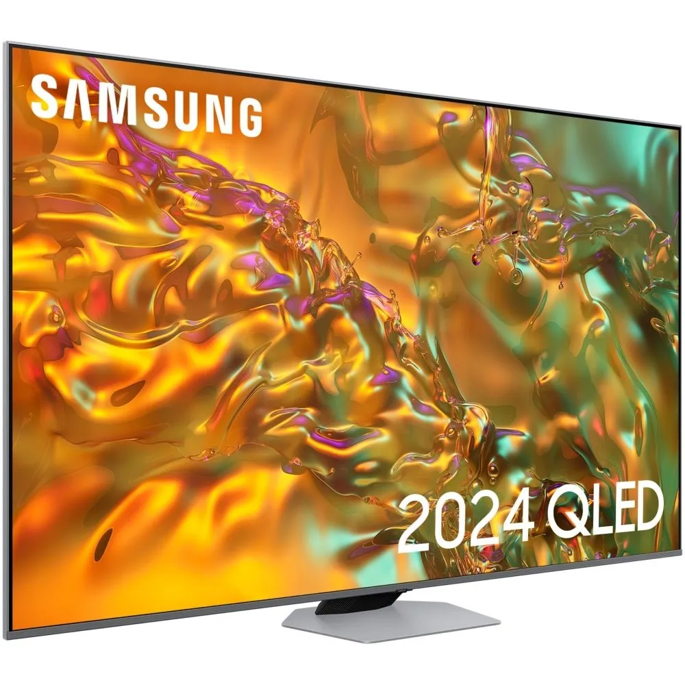 Samsung QE65Q80DATXXU Q80D 65" QLED 4K HDR Smart TV, 4K Ultra HD, Silver, G Rated