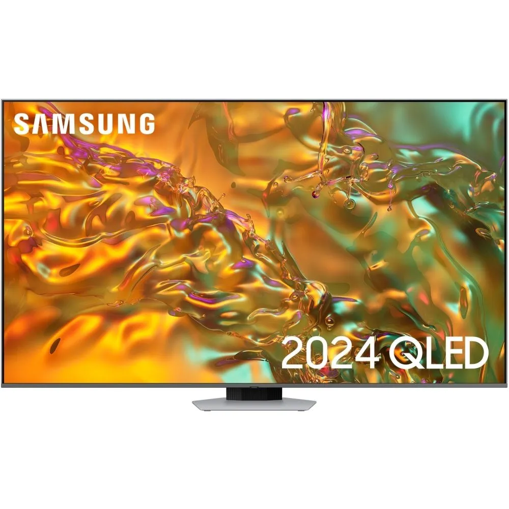 Samsung QE65Q80DATXXU Q80D 65" QLED 4K HDR Smart TV, 4K Ultra HD, Silver, G Rated