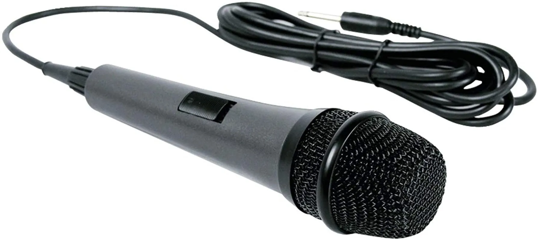 Singing Machine SMM-205 Unidirectional Dynamic Karaoke Microphone with 10 Ft. Cord, Black, One Size