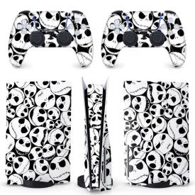 Skull PS5 Skin | Halloween Gothic Vinyl Cover Wrap Sticker