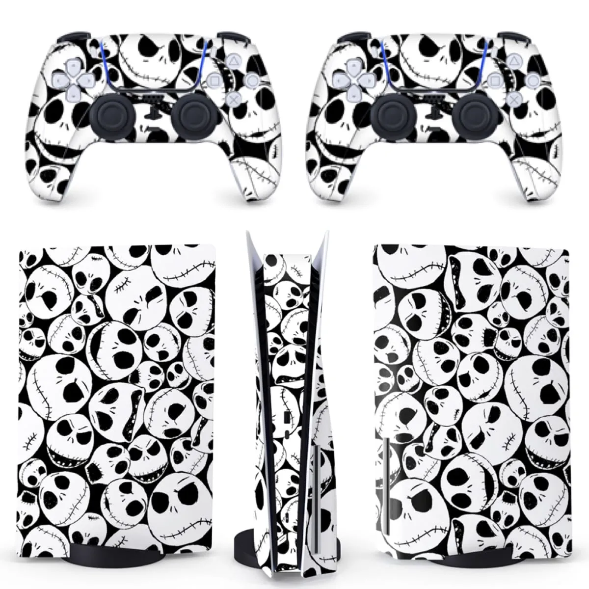 Skull PS5 Skin | Halloween Gothic Vinyl Cover Wrap Sticker