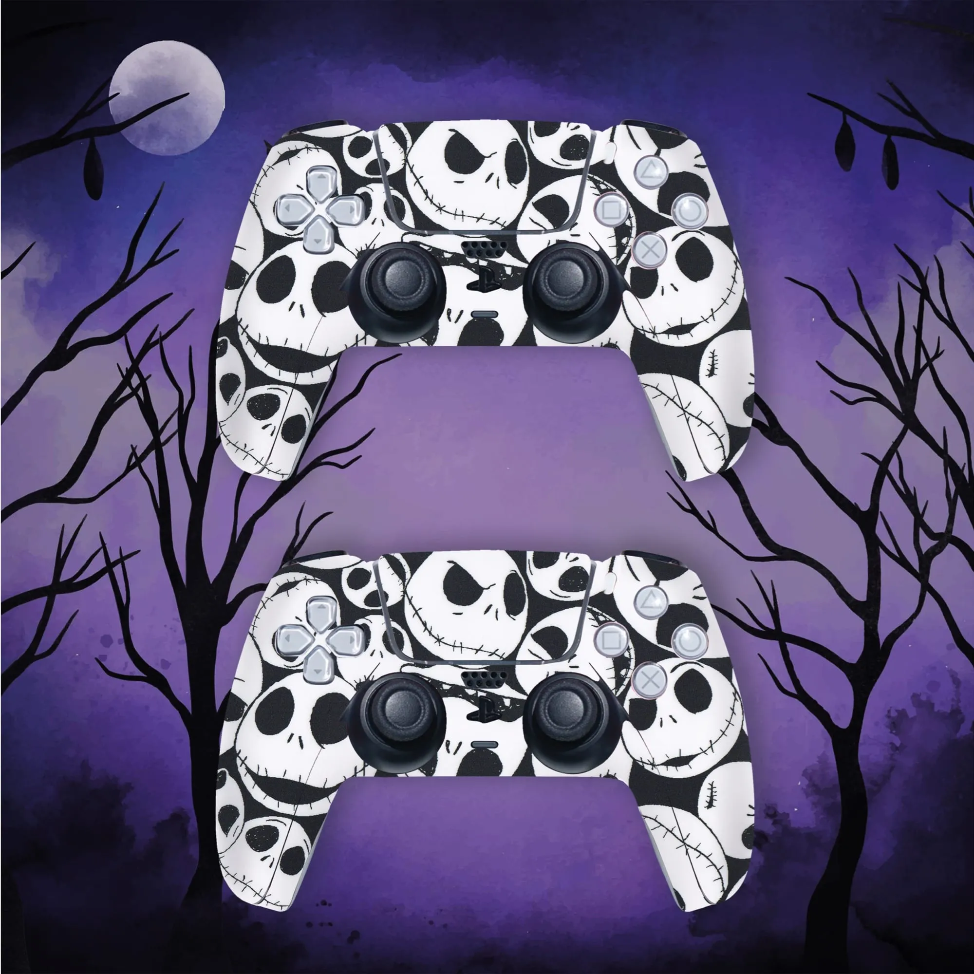 Skull PS5 Skin | Halloween Gothic Vinyl Cover Wrap Sticker