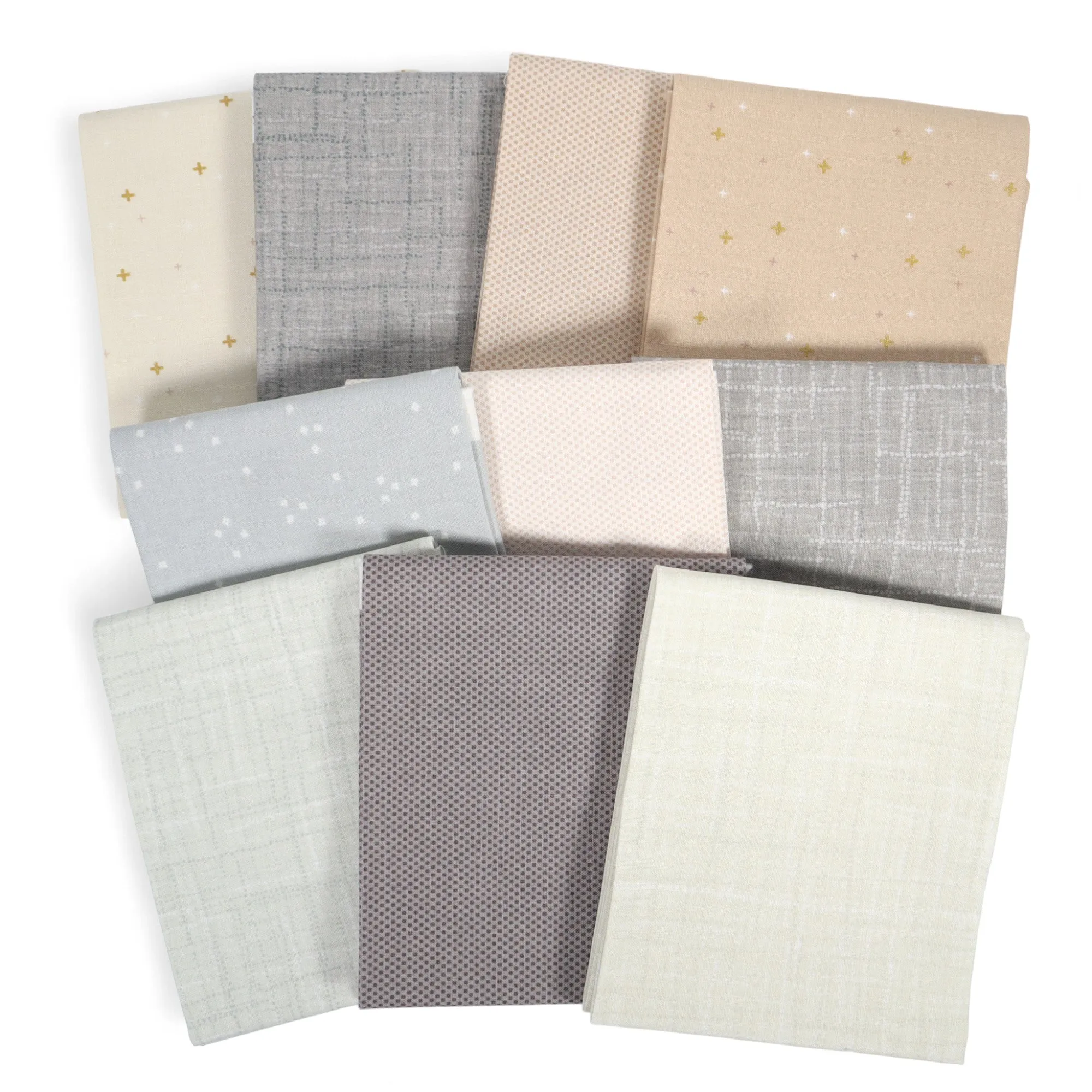 Slate (10) Piece Fat Quarter Bundle